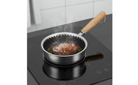 Non Pan Thickened Bottom Single Egg Frying Pan Precision Pouring Edge Design Skillet for Kitchen