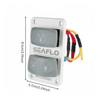 Easy Installation Yacht Toilet Flush Control Compact Design Marine Toilet Control Panel for RV Owners, Caravan