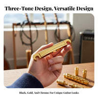 LP Type Guitar Bridge Tailpiece Adjustable Saddles for Luthiers