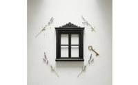 Classic Medieval Dollhouse Window Realistic Design Dollhouse Window