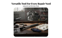 Non-Slip Grip 3-in-1 Combination Wrench Chrome Vanadium Steel 1/2 Inch Drive Ratchet Wrench Drive Ratchet Time and Labor Saving for Auto Mechanics, DIY Enthusiasts, Professionals, Home Repair, Tight Areas, Workshop, Garage