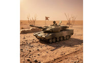 Alloy Battle Armored Vehicle Working Tracks Diecast Armored Vehicle Model Die-Cast Vehicle Realistic Features