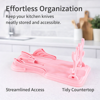 Easy Clean Three-Tier Kitchen Utensil Organizer for Chefs, Stable Countertop Storage Rack with a Compact Footprint for Any Apartment