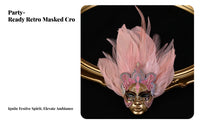 Masquerade Face Covering Brooch Vintage Design Carnival Face Covering Brooch Distinctive Design Artistic Face Pin for Women, Collectors, Themed Events