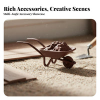 1:87 Scale Construction Worker High Intricate HO Scale Worker Figurine Architectural Model Person Various Poses for Hobbyists