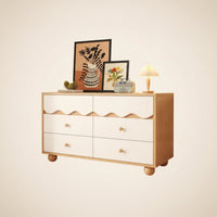 Wood Storage Cabinet with Drawers Wooden Sideboard with Drawers Sturdy Wooden Sideboard Buffet Cabinet for Apartment Dwellers, Living Room