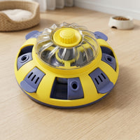 Mental-Stimulating Slow Feeder Puzzle Boredom-Relief Dog Puzzle Toy Indoor Slow Feeder with Clear Chamber Long-Lasting for Dogs