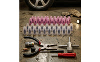 40 Pieces Tubeless Tire Repair Kit Cap Tire Plug Kit Easy to Use Vehicle Maintenance for Cars, Electric Bikes