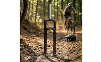 Air Damping Fork Straight Steerer Mountain Bike Front Fork Threadless for Trail Riders
