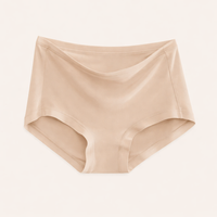 Women's High Waisted Knickers with Extended Gusset for Extra Coverage, Soft Modal Panties with Lining, Breathable Underwear