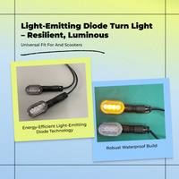 Waterproof LED turn signal for e-vehicles
