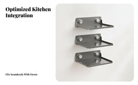 Metal Kitchen Prep Shelf Dark Gray Home Storage