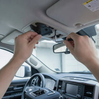 Compact Sun Visor Repair Kit Black Bracket Sun Visor Repair Kit Easy Installation Vehicle Parts Automotive for DIYers, Car Owners