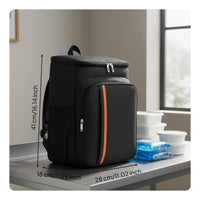 Heat Preservation Thermal Delivery Backpack Cold Storage Picnic Cooler Backpack Easy to Carry Large Insulated Food Bag Portable for Couriers, Outdoor, Travel