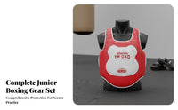 Thickened Material Sanda Training Safety Set Thick Foam Padding children's Combat Arts Protection Kit High-Elastic Cushioning Combat Arts Safety Set Comfortable & Breathable for Beginners, Adults, Muay Thai, Taekwondo, Gym, Home