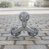 Three-Wheel Caster with PU Wheelsfor Shopping Carts