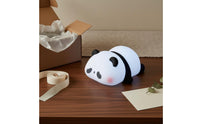 Gift Idea Cute Panda Night Light Portable Panda Silicone Lamp Rechargeable Silicone Night Light 3-Level Dimmable for Children, Bedroom