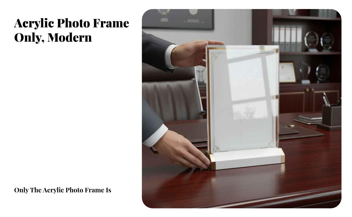 A4 Certificate Frame High Definition A4 Acrylic Frame Sturdy Acrylic Award Display for Office Workers, Homeowners, Commerce Show, Retail Store