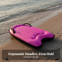 Inflatable Water Board with Handles Large Buoyancy Inflatable Ride Board Handled Paddle Board Waterproof Material