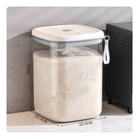 Moisture-Proof Vacuum Rice Container Long-Lasting Airtight Rice Container Space-Saving Design for Kitchen