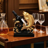 Golden Carp Single Bottle Vino Rack