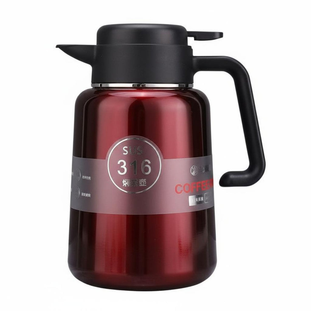Long-Lasting Insulation Tea Steeping Vacuum Flask Anti Insulated Pot with Infuser Complimentary for Families, Hosts, Home, Kitchen, Outdoor