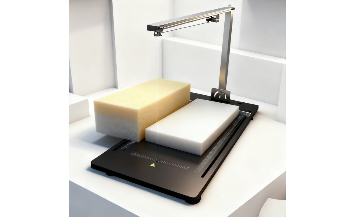 Adjustable Temperature Electric Foam Cutting Machine Quick Heating Hot Wire Foam Cutter Onboard Measurement Guides for Artists, DIY Projects