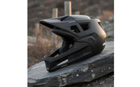 Removable Chin Bar Mountain Bike Full Face Helmet Breathable Full Face Mountain Bike Helmet Ventilated Safety Gear Vented Design for Trail-Road