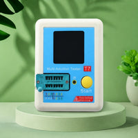 Transistor Meter Tester Rechargeable Electronic Component Tester with Color Display Handheld for Technicians, Prototyping