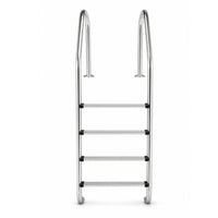 4-Step Pool Ladder Stainless Steel Pool Ladder with Anti-Slip Steps Rustproof