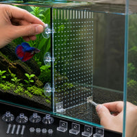 Acrylic Aquarium Divider for Fish Tanks - Transparent Isolation Board for Breeding, Fry, and Turtle Tanks