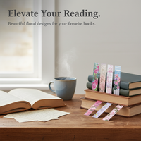 24-Pack Floral Bookmark Set for Reading, Student Rewards, and Stationery Gifts