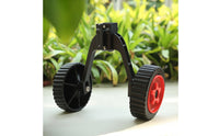 Lawn Mower Auxiliary Wheel Treaded Auxiliary Wheels Rolling for Homeowners