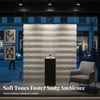 Easy to Set up Accordion Folding Screen Toolsimple Setup tool-lessstanding Accordion Wall Lightweight Space Partition Portable for Event Planners, Business Owners, Studio Apartment, cosmetic studio, Retail fromlet, showcase