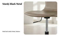 contemporary Design Adjustable rotating Stool with spinerest Built-in Footrest Adjustable rotating Stool Upholstered Seat Bar Furniture Stable Wide Base for Adults, Homeowners, Guests, Restaurant, Pub, Kitchen, Dining Room