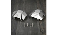 Chassis Bridge Guard Plate Kit Stainless Chassis Reinforcement Cover Kit with Screws Low-Profile Skid Plate for Garage Tuning