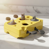 Cat Hit-and-Seek Toy Boredom Breaker Interactive Cat Puzzle Box Easy to Hygienic Pet Supply for Cats, Dogs, Indoor
