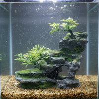 Resin Rockery Ornament Low Maintenance Resin Rockery Landscape Flat Bottom