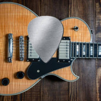 Includes Storage Case Thin Metal Guitar Picks Long-Lasting Stainless Steel Guitar Pick Set Bright Tone Stainless Steel Plectrums Special Sound Quality