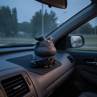 Cute Cartoon Design Halloween Cat Figurine Mystical Theme Halloween Cat Decoration Detailed Design for Collectors, Car Dashboard, Bookshelf