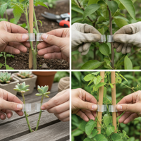 Plant Grafting Clips for Tomatoes and Garden Plants, Plastic