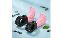 Ergonomic Auxiliary Handlebar Grips Lightweight Thumb Grips Textured Bar Ends Wear-Resistant for Long-Distance Cycling