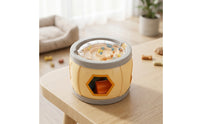 Sensory Toy Drum with Bead Maze Educational Shape Sorter Drum Bright Shape Sorter Gentle for Toddlers
