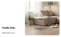 Sofa Side Table Multi-Use Bedside Sturdy Table Build Storage Rack for Living Room