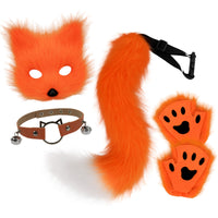 animals Costume Set Masked Furry animal Cosplay Accessories Adjustable Animal Headpiece Set for Cosplayers