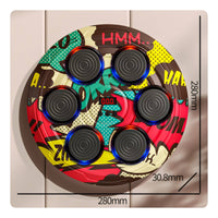 Built-in Score Counter Music Boxing Machine Bluetooth Connectivity Smart Boxing Wall Target Adjustable Speed Home Workout Gear Drill-No-Drill Installation for Youngsters
