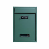 Rainproof Waterproof Outdoor Mailbox Large Capacity Wall Mounted Mailbox Modern Design Combination Lock Letterbox Multifunctional for Office