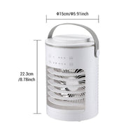 Portable Spray Fan Built-in Mist Function Mini Water-Based Chiller Portable Air Chiller for Office