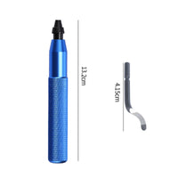 Deburring Tool with Inserts Manual Metal Deburring Tool Rapid Swap Edge Trimmer for Machinists, Makers, Workshop