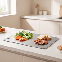 Stainless Steel Cutting Board Easy to Clean Metal Cutting Board Hygienic Dishwasher Safe for Home Cooks, Kitchen